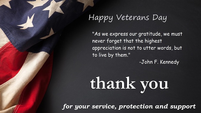 Happy Veterans Day Thank You Quotes