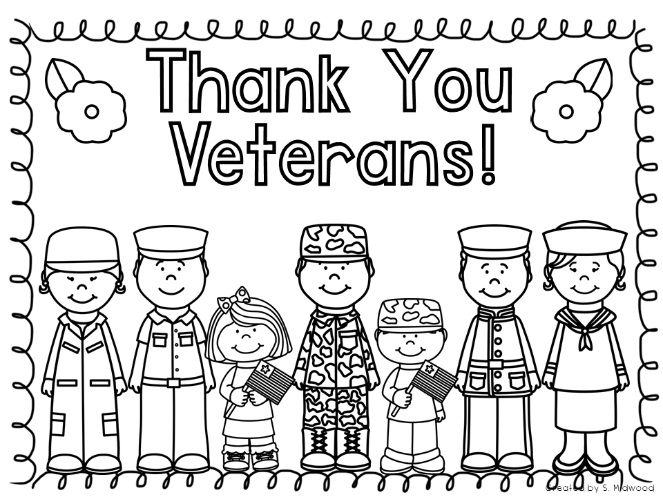 Veterans Day Coloring Pages For Kids