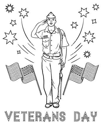 Veterans Day Coloring Sheets